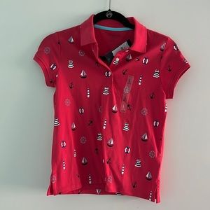 NWT Tommy Hilfiger pink short sleeve shirt